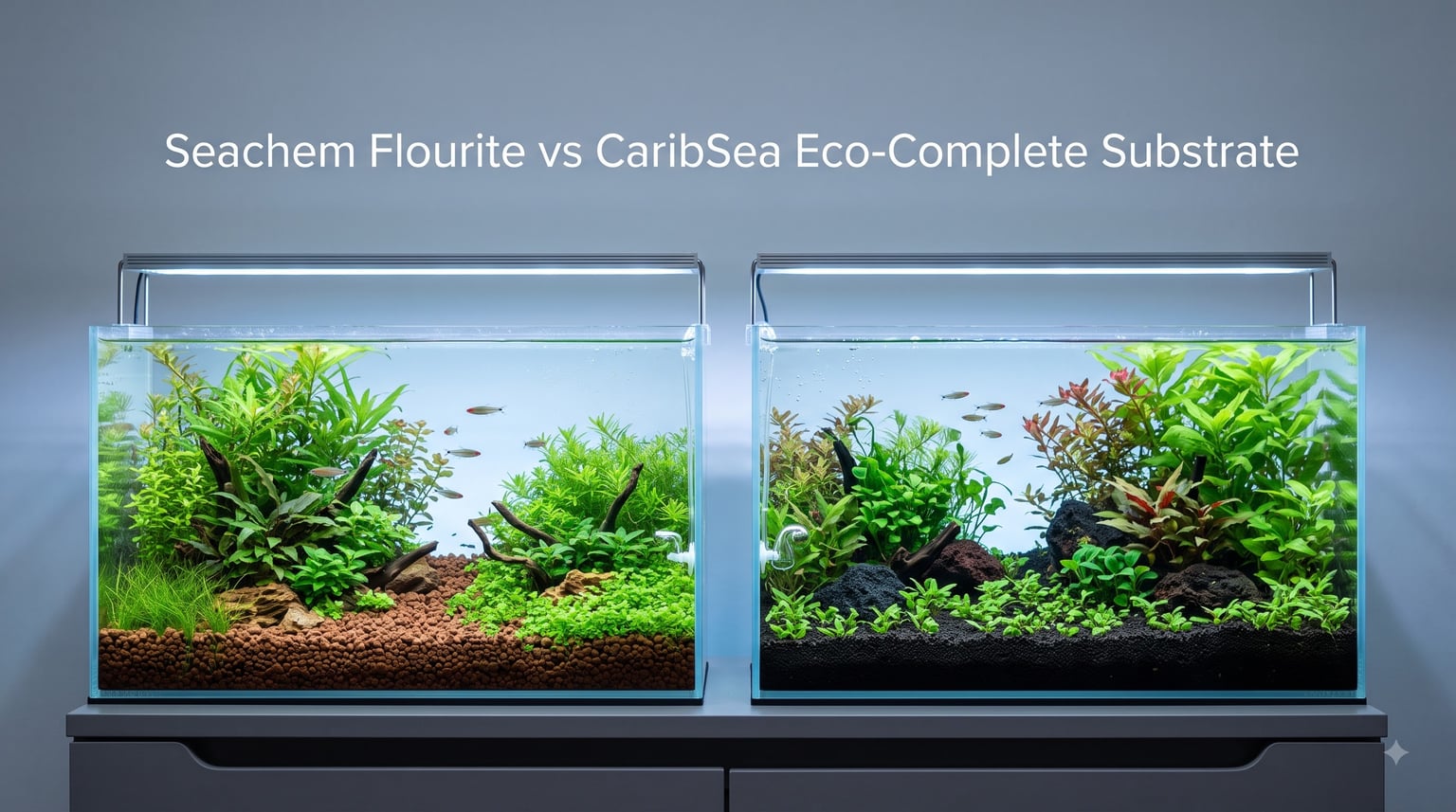 Seachem Flourite vs CaribSea Eco-Complete Substrate