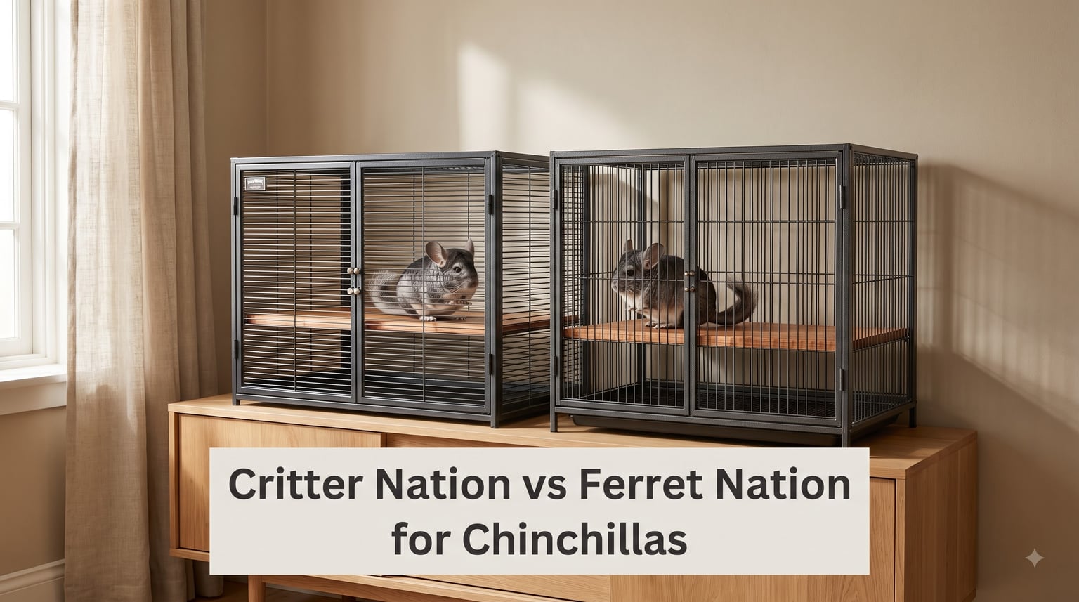 Critter Nation vs Ferret Nation for Chinchillas