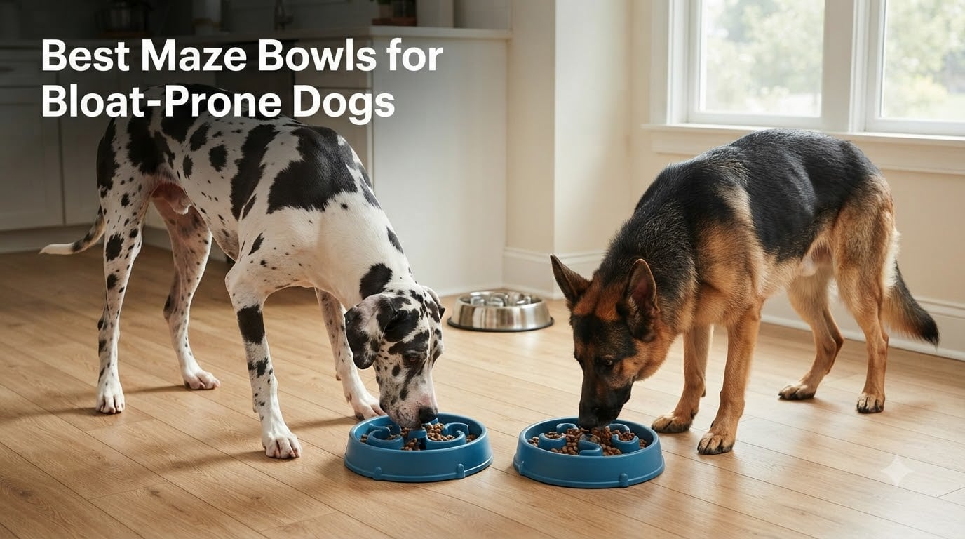 Best Maze Bowls for Bloat-Prone Dogs