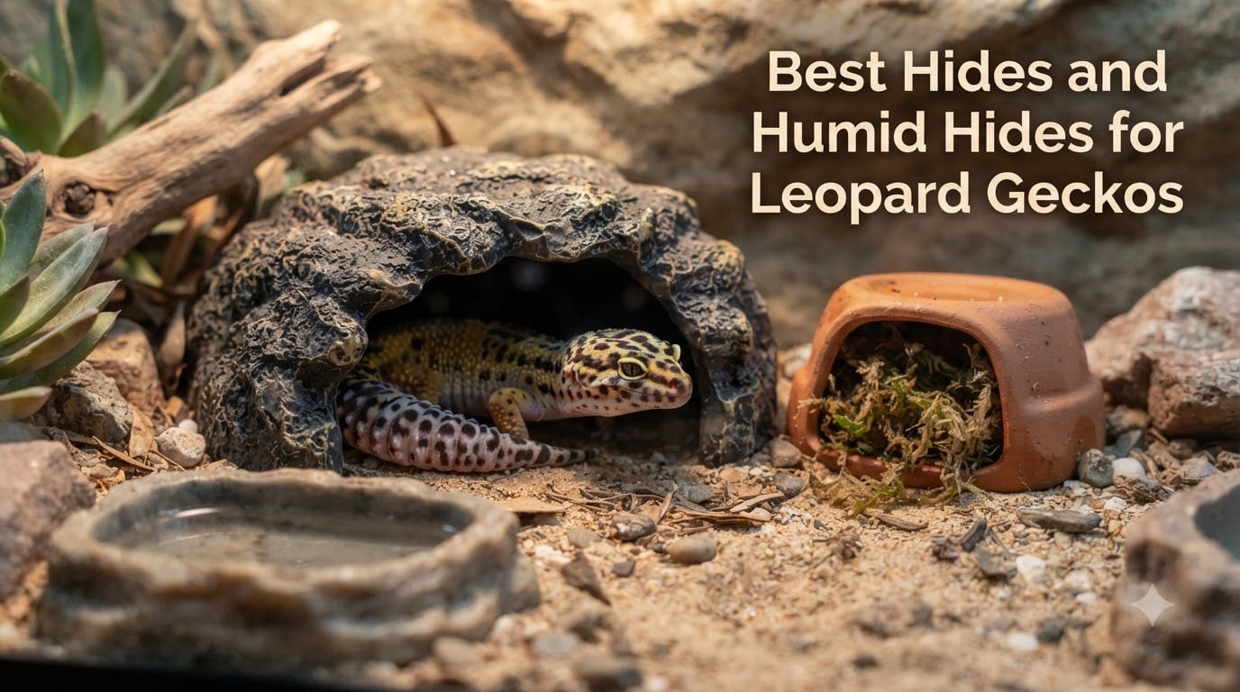 Best Hides and Humid Hides for Leopard Geckos