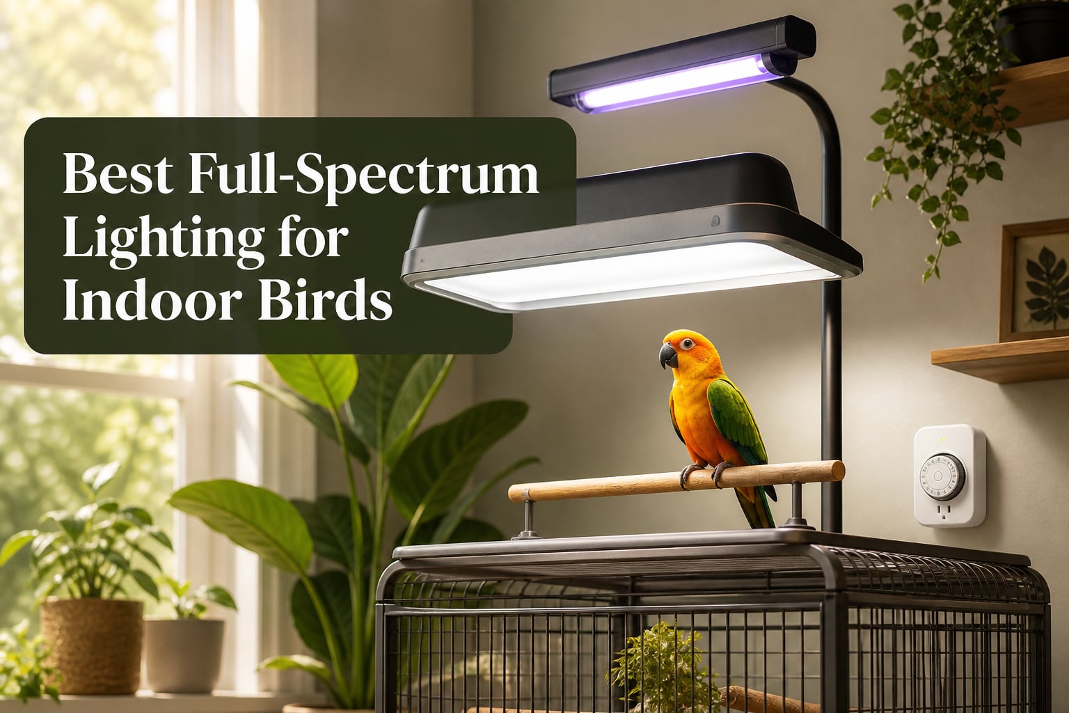 Best Full-Spectrum Lighting for Indoor Birds
