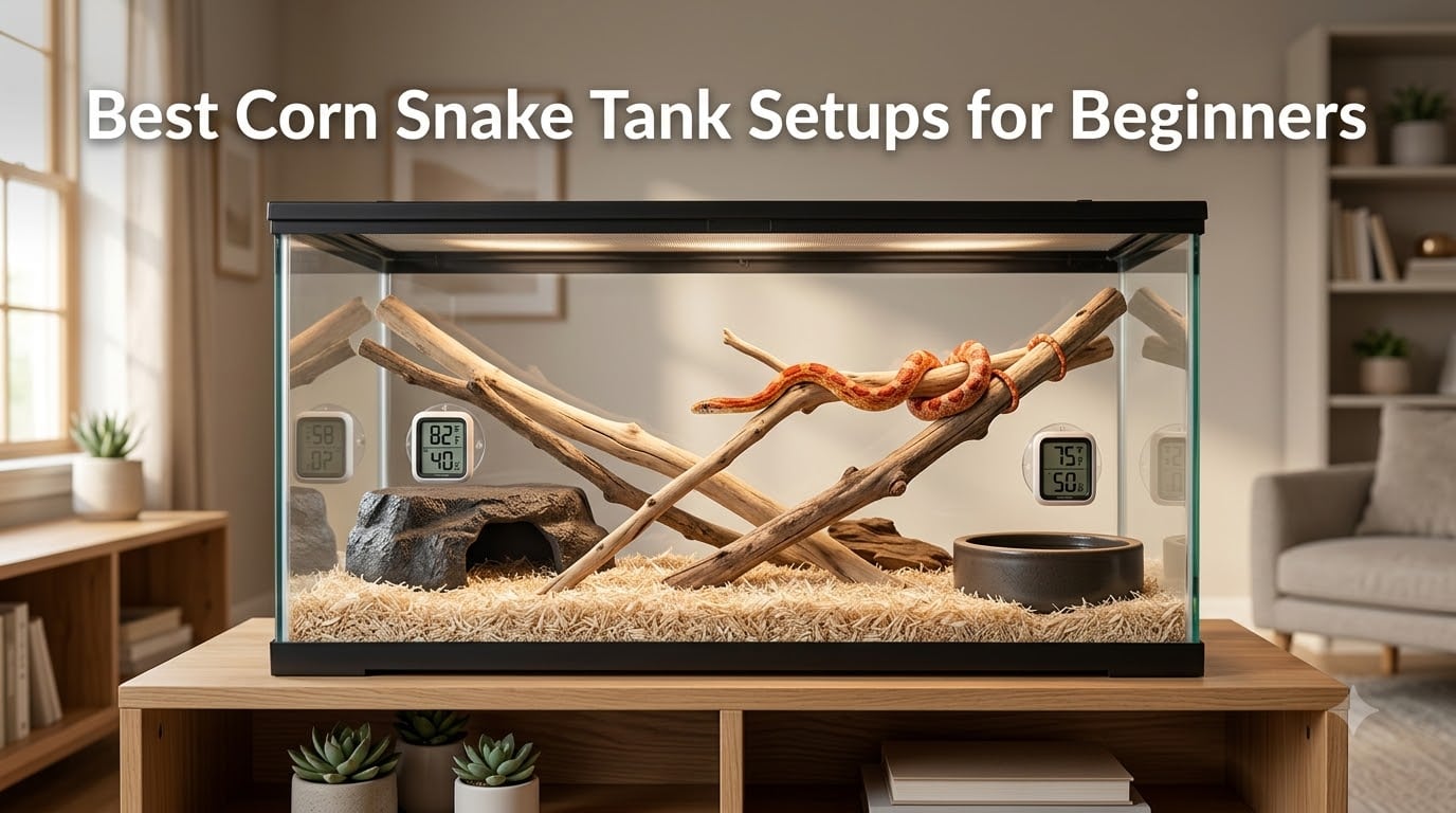 Best Corn Snake Tank Setups for Beginners