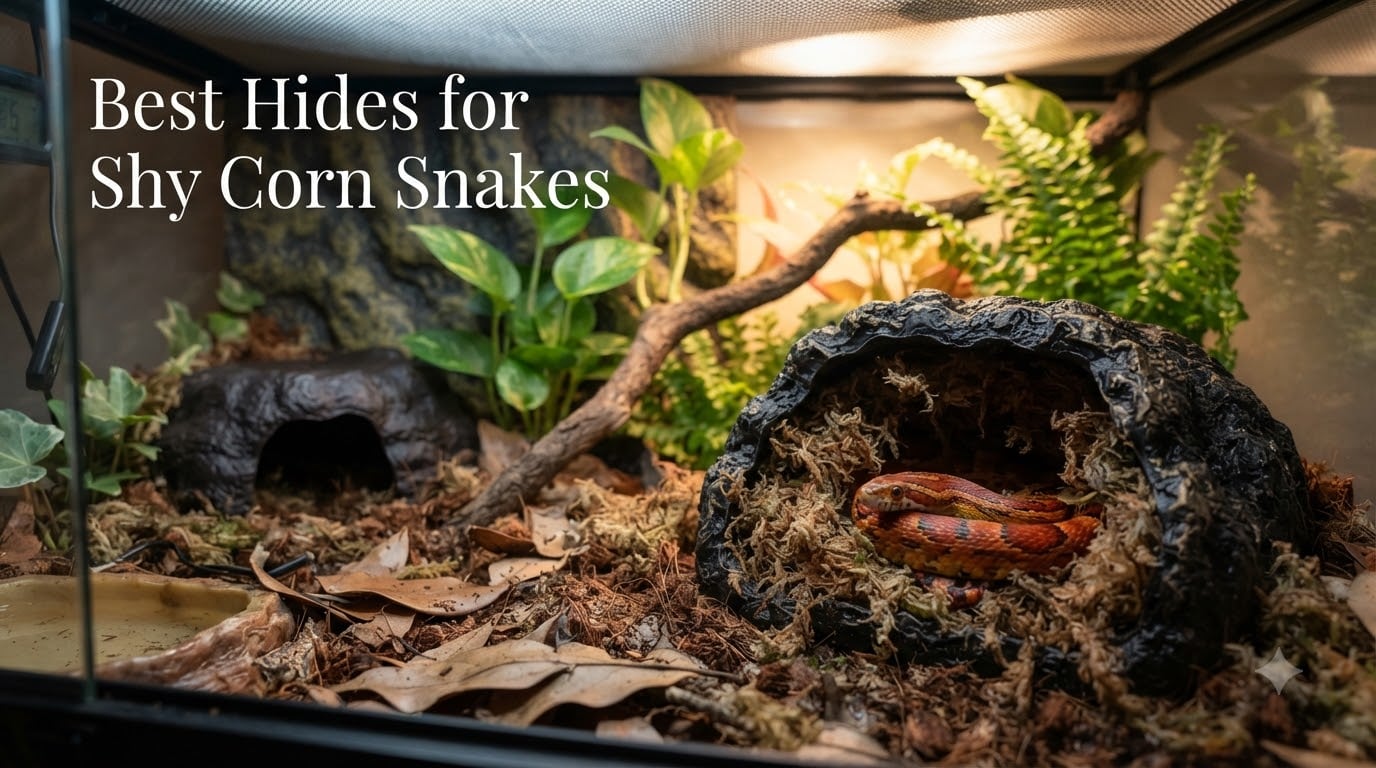 Best Hides for Shy Corn Snakes