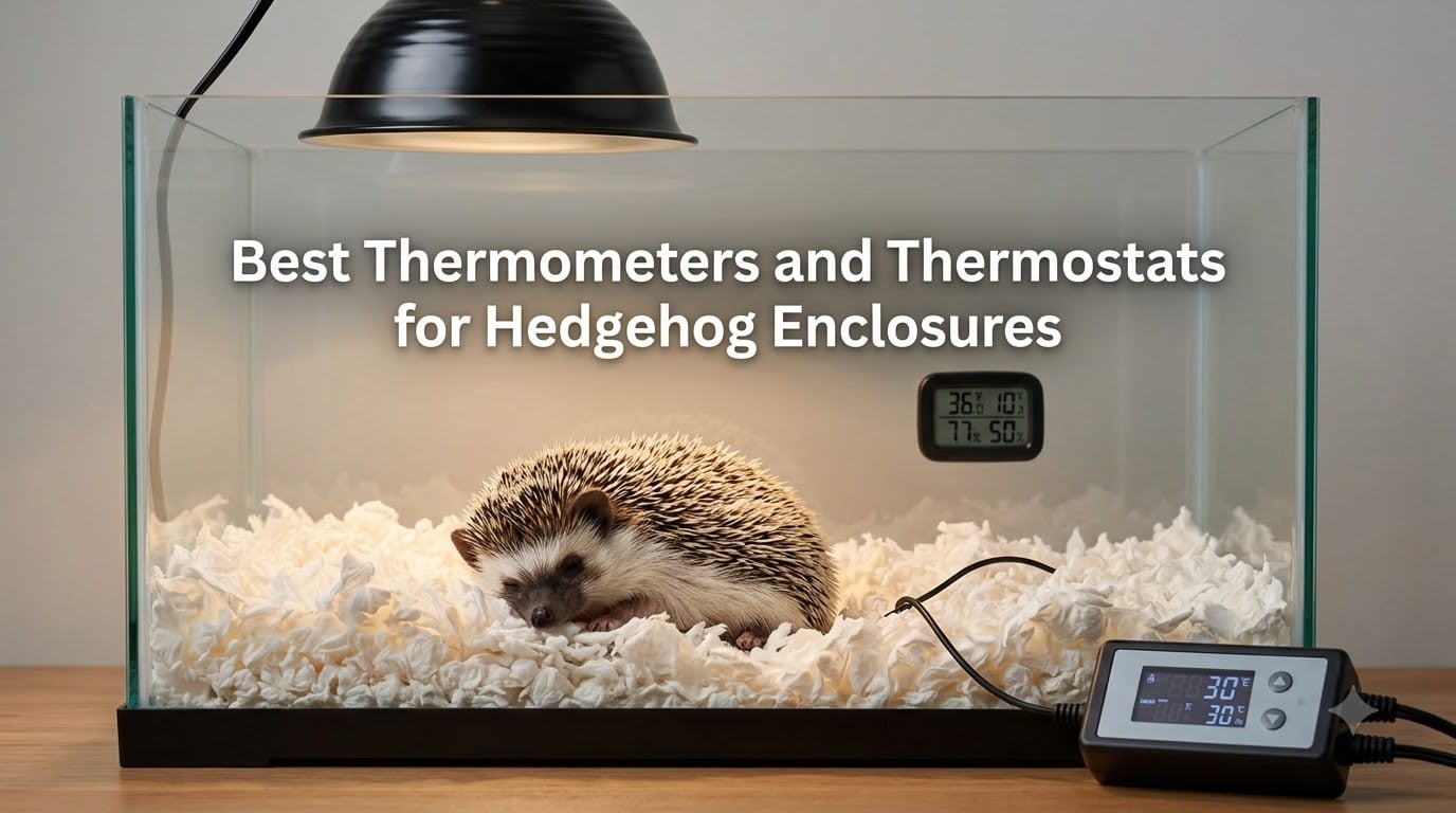 Best Thermometers and Thermostats for Hedgehog Enclosures