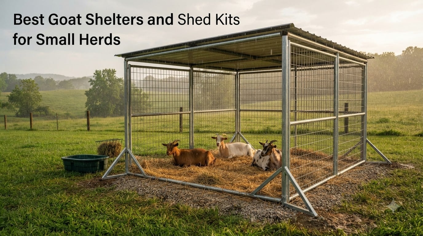 Best Goat Shelters and Shed Kits for Small Herds