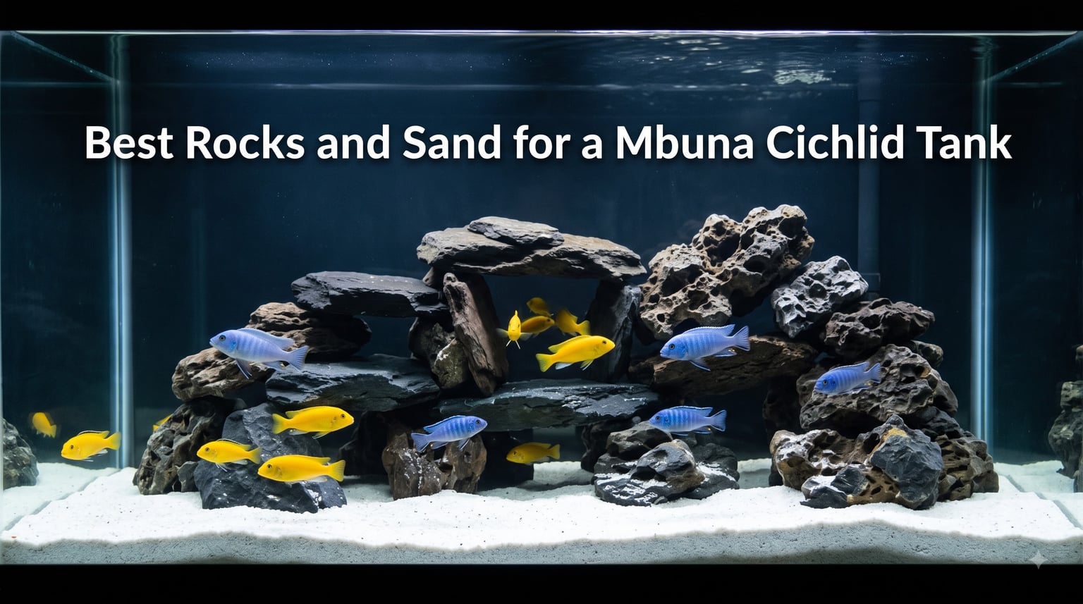 Best Rocks and Sand for a Mbuna Cichlid Tank