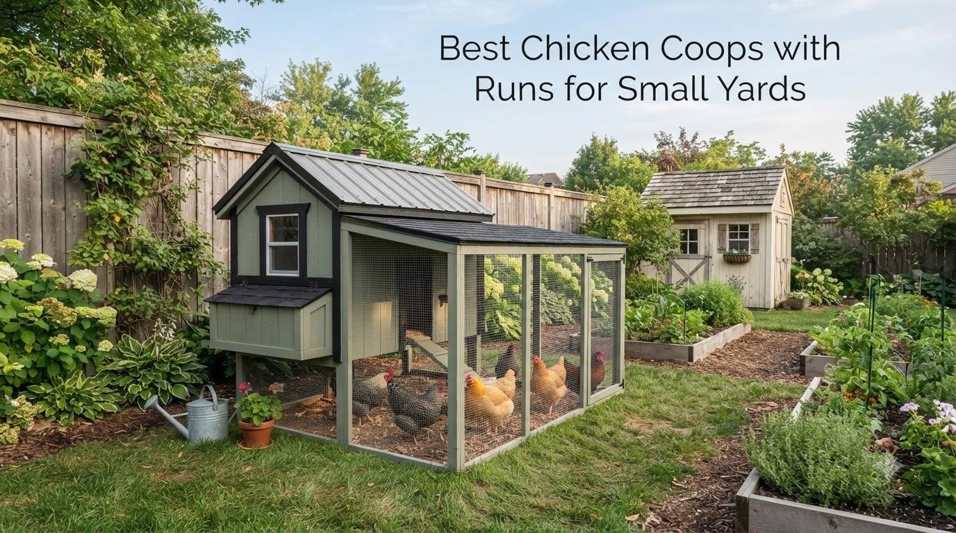 Best Chicken Coops with Runs for Small Yards