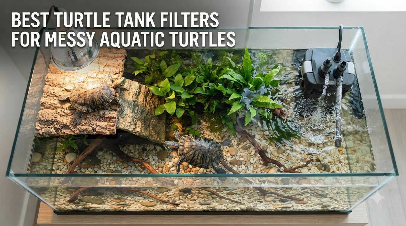 Best Turtle Tank Filters for Messy Aquatic Turtles