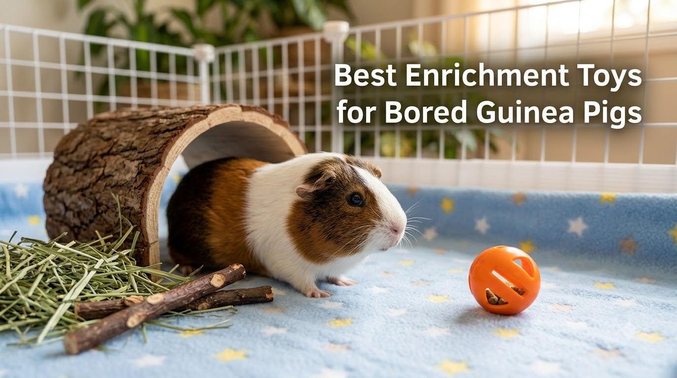 Best Enrichment Toys for Bored Guinea Pigs