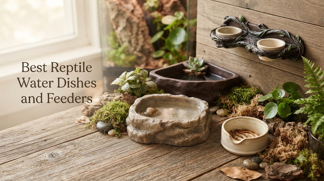 Best Reptile Water Dishes and Feeders