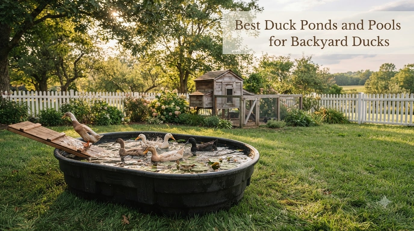 Best Duck Ponds and Pools for Backyard Ducks
