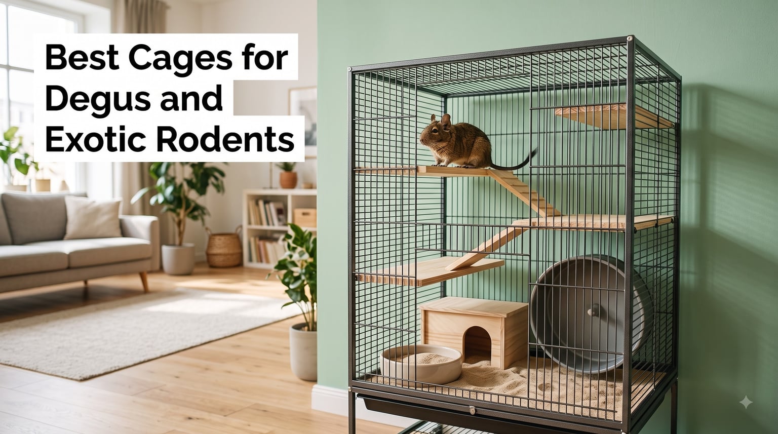 Best Cages for Degus and Exotic Rodents