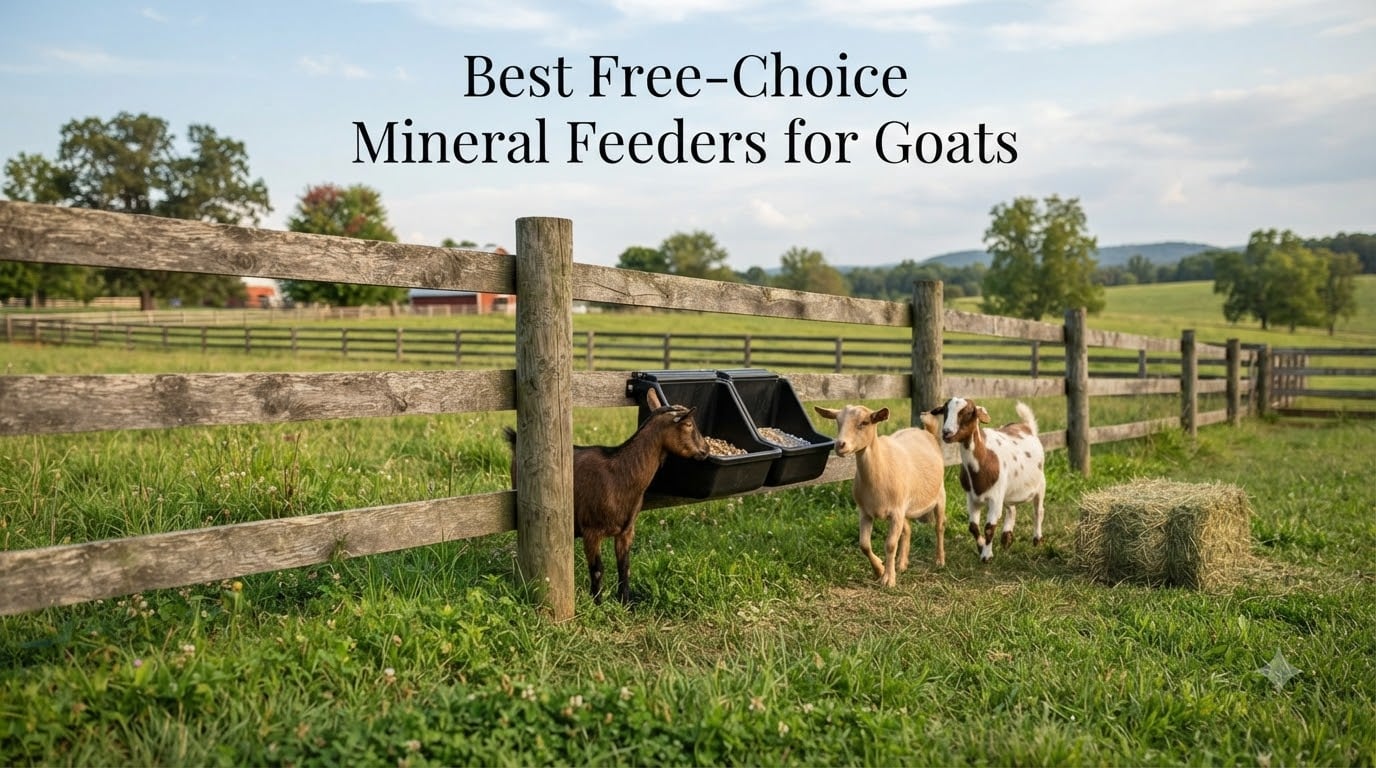 Best Free-Choice Mineral Feeders for Goats