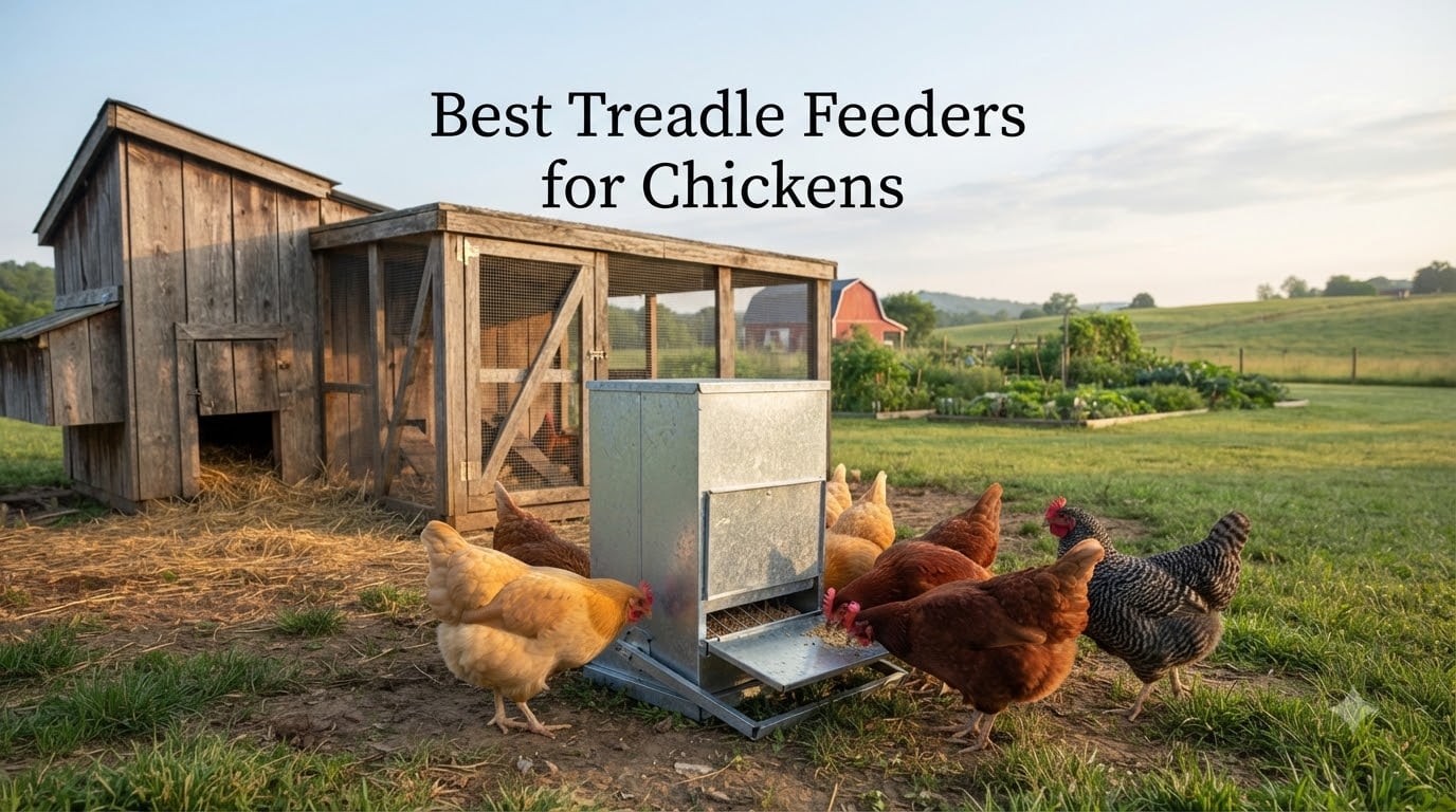 Best Treadle Feeders for Chickens