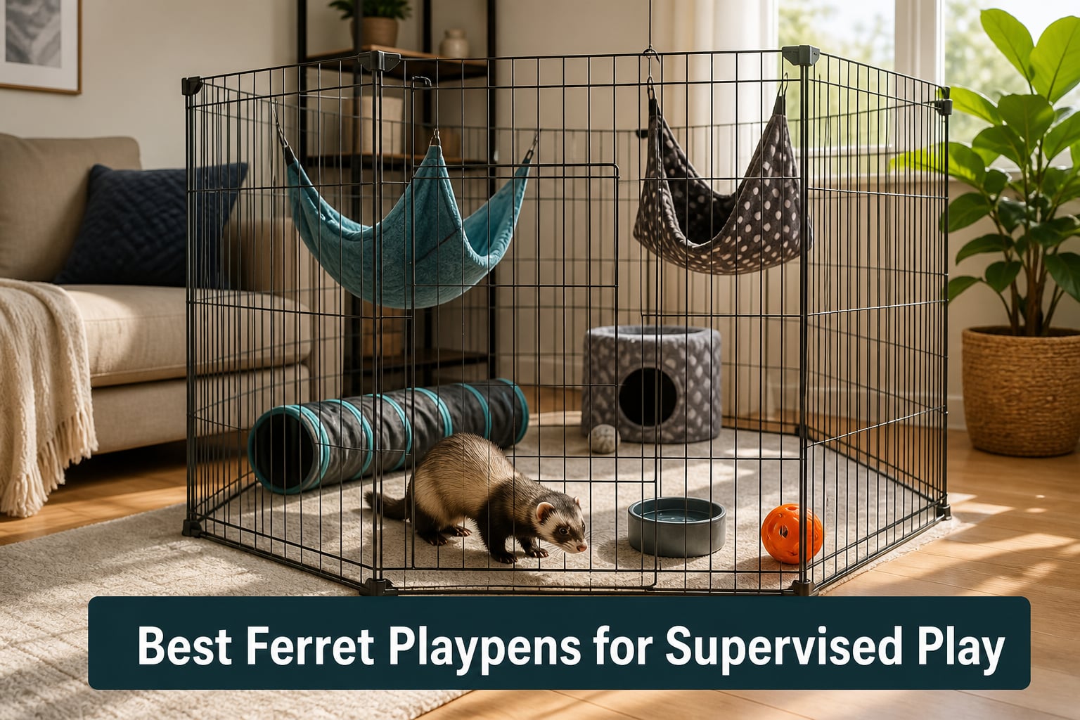 Best Ferret Playpens for Supervised Play