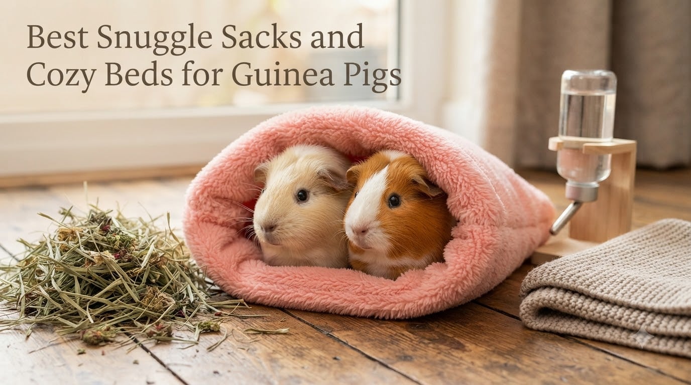 Best Snuggle Sacks and Cozy Beds for Guinea Pigs