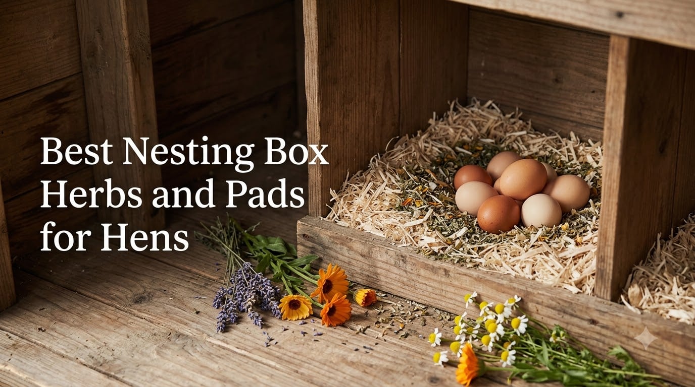 Best Nesting Box Herbs and Pads for Hens