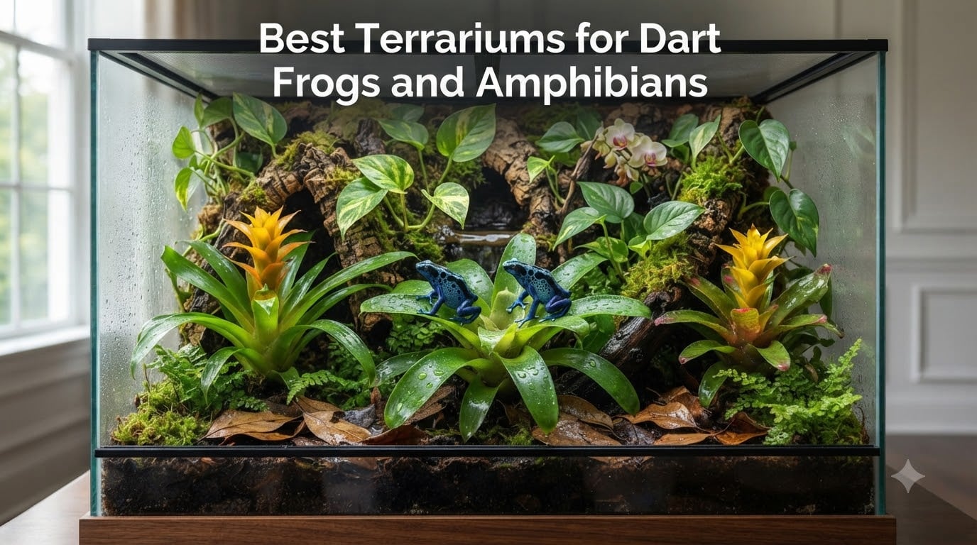 Best Terrariums for Dart Frogs and Amphibians