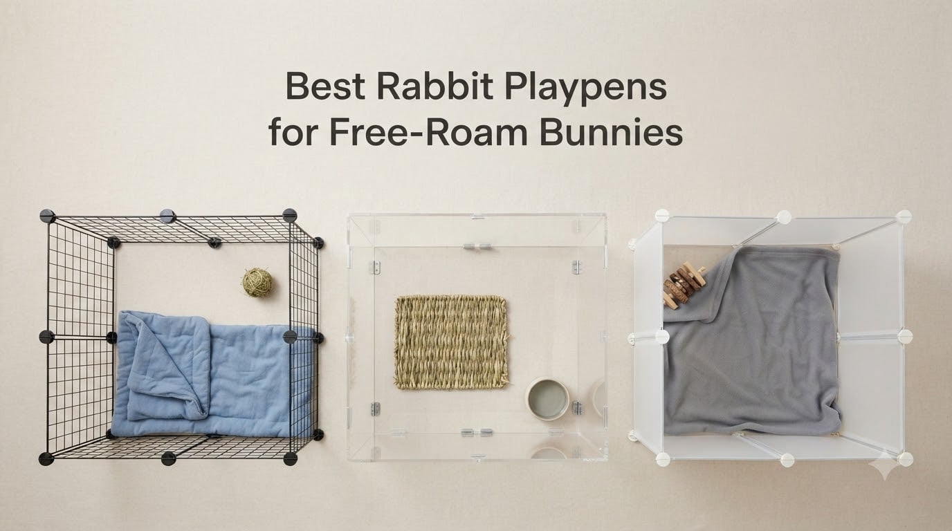 Best Rabbit Playpens for Free-Roam Bunnies