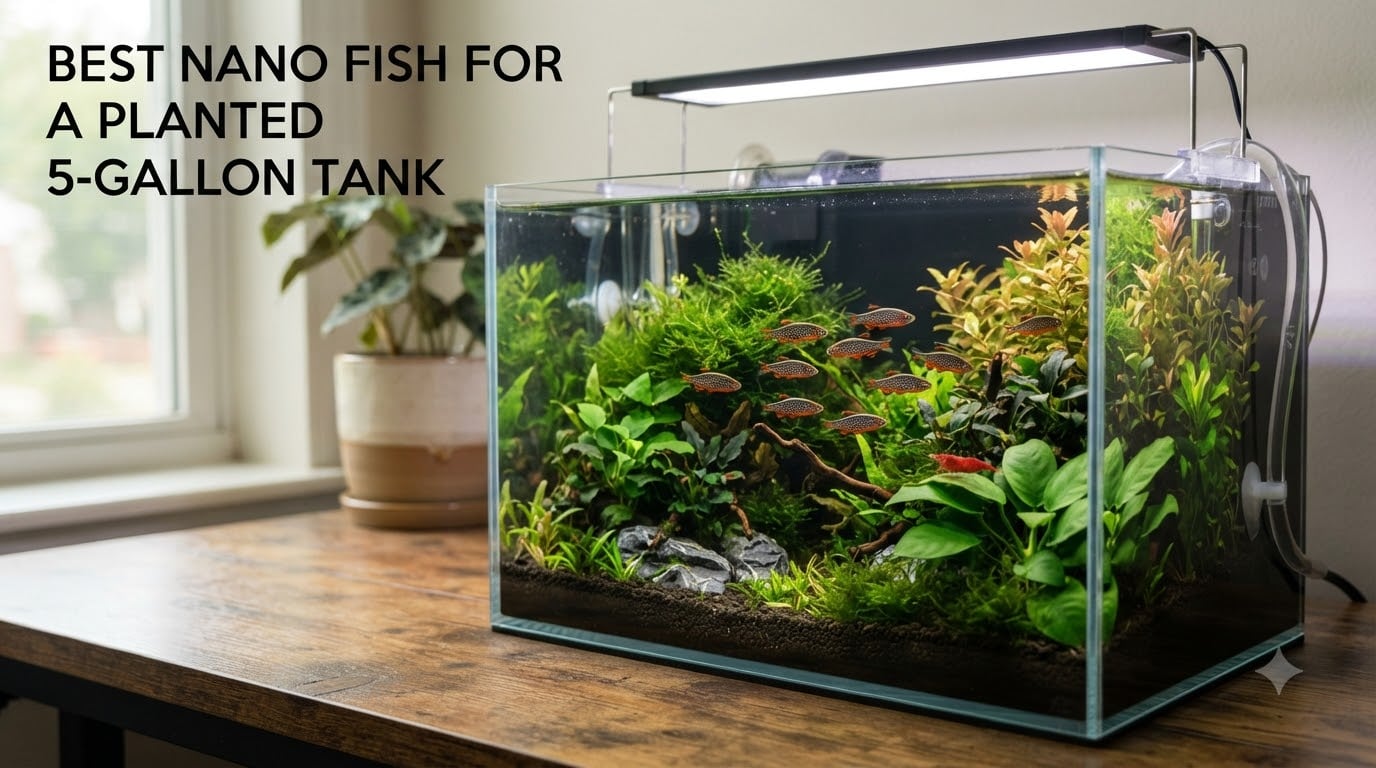 Best Nano Fish for a Planted 5-Gallon Tank