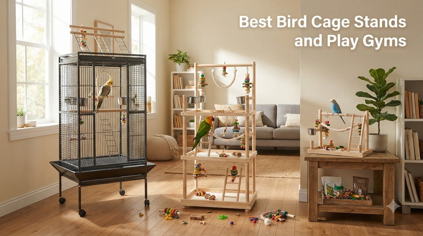 Best Bird Cage Stands and Play Gyms