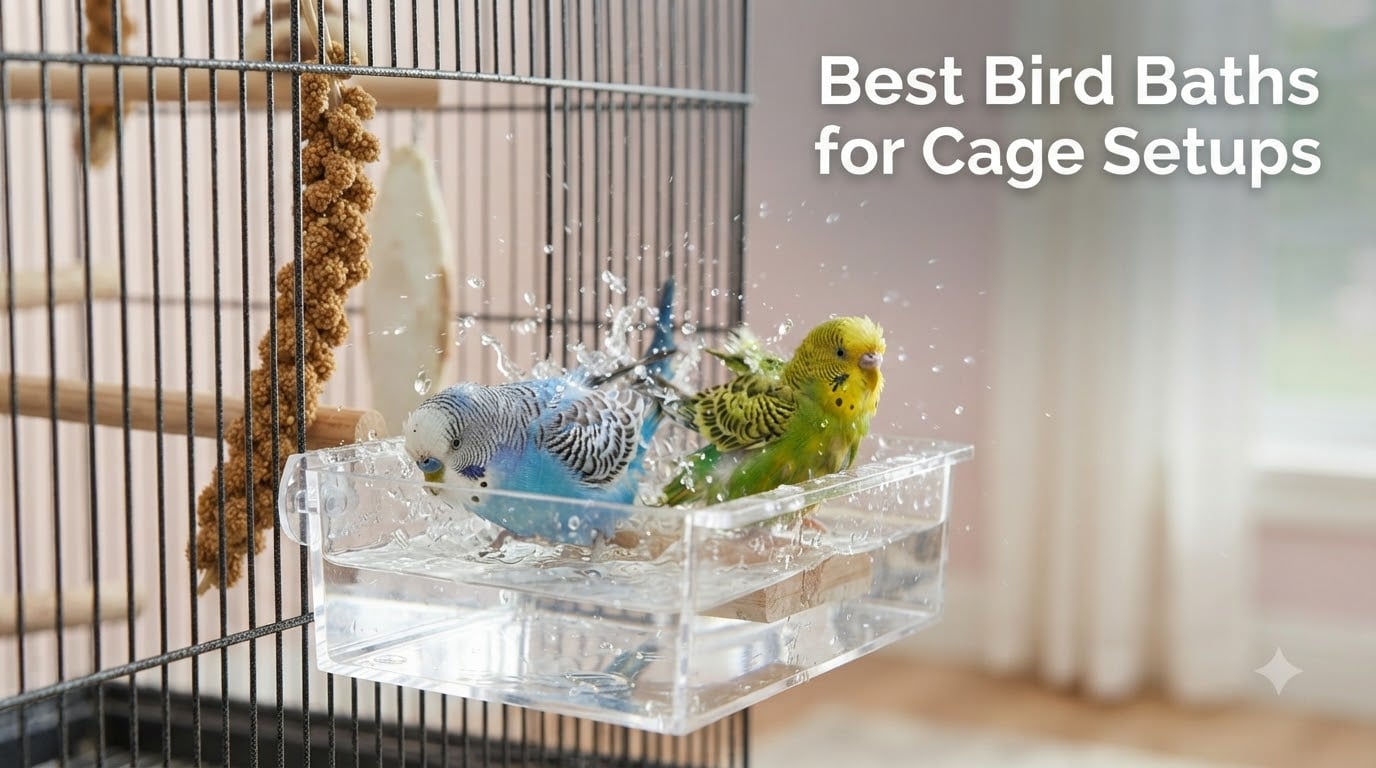 Best Bird Baths for Cage Setups