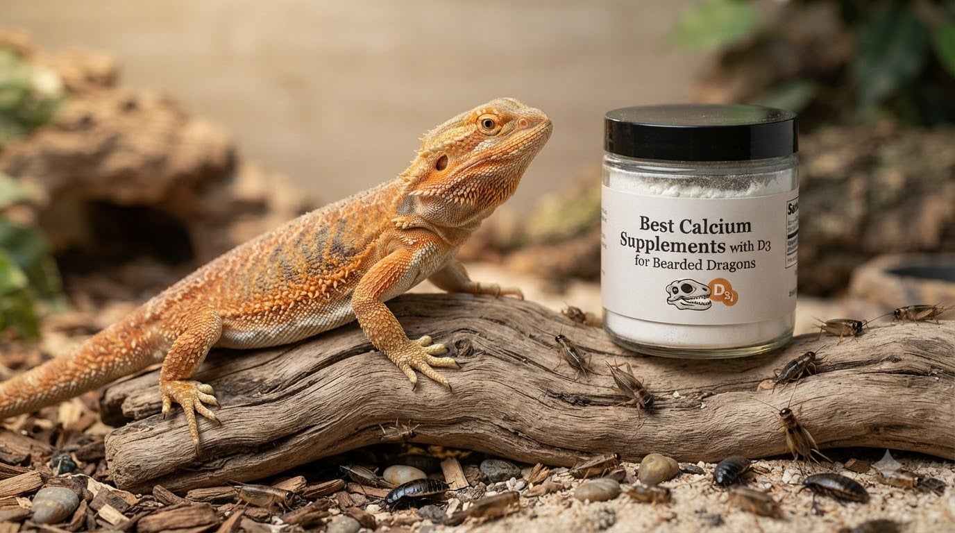 Best Calcium Supplements with D3 for Bearded Dragons