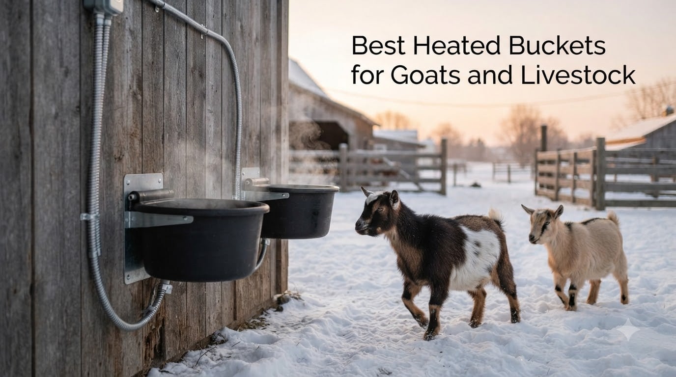 Best Heated Buckets for Goats and Livestock