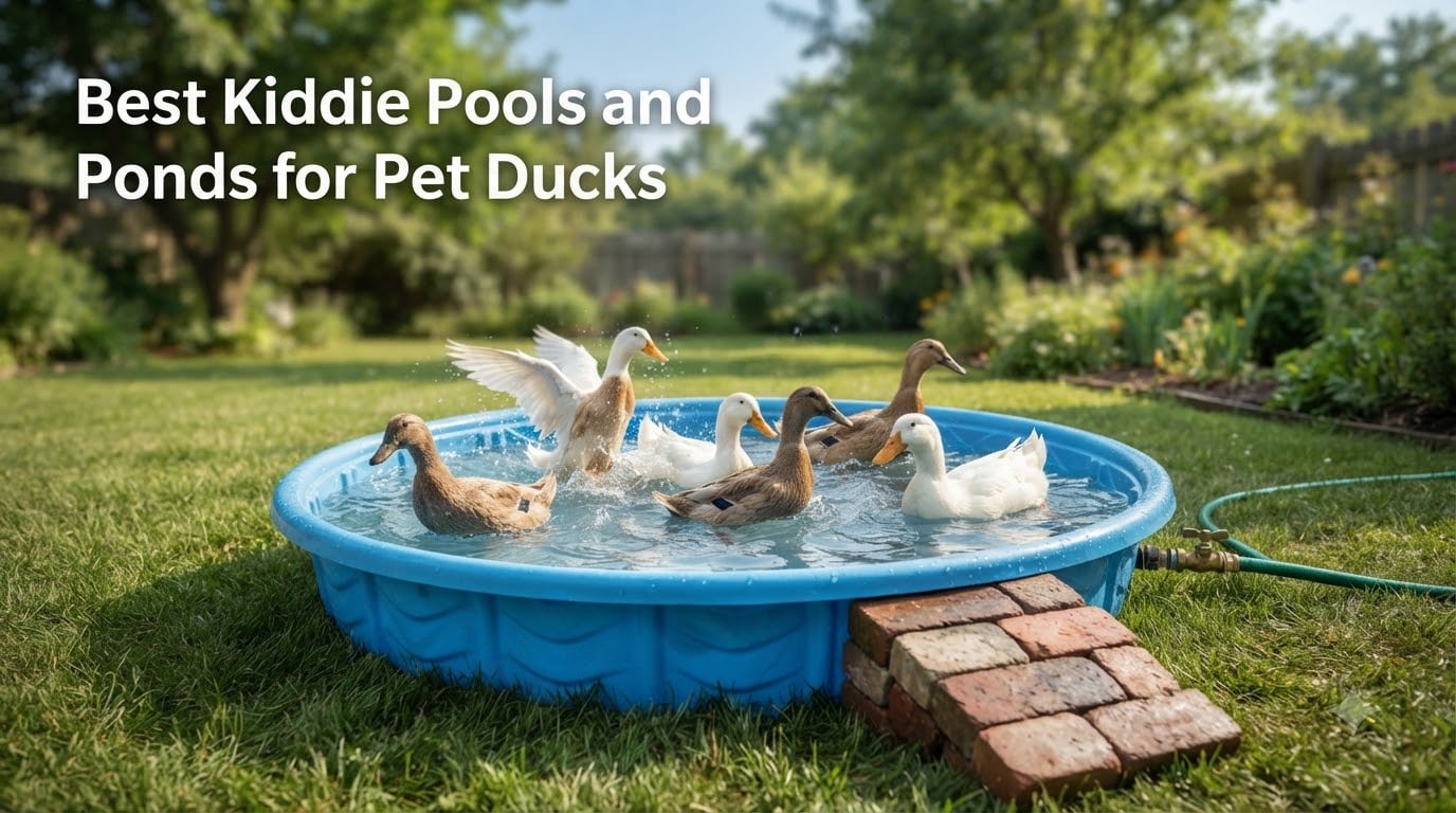 Best Kiddie Pools and Ponds for Pet Ducks
