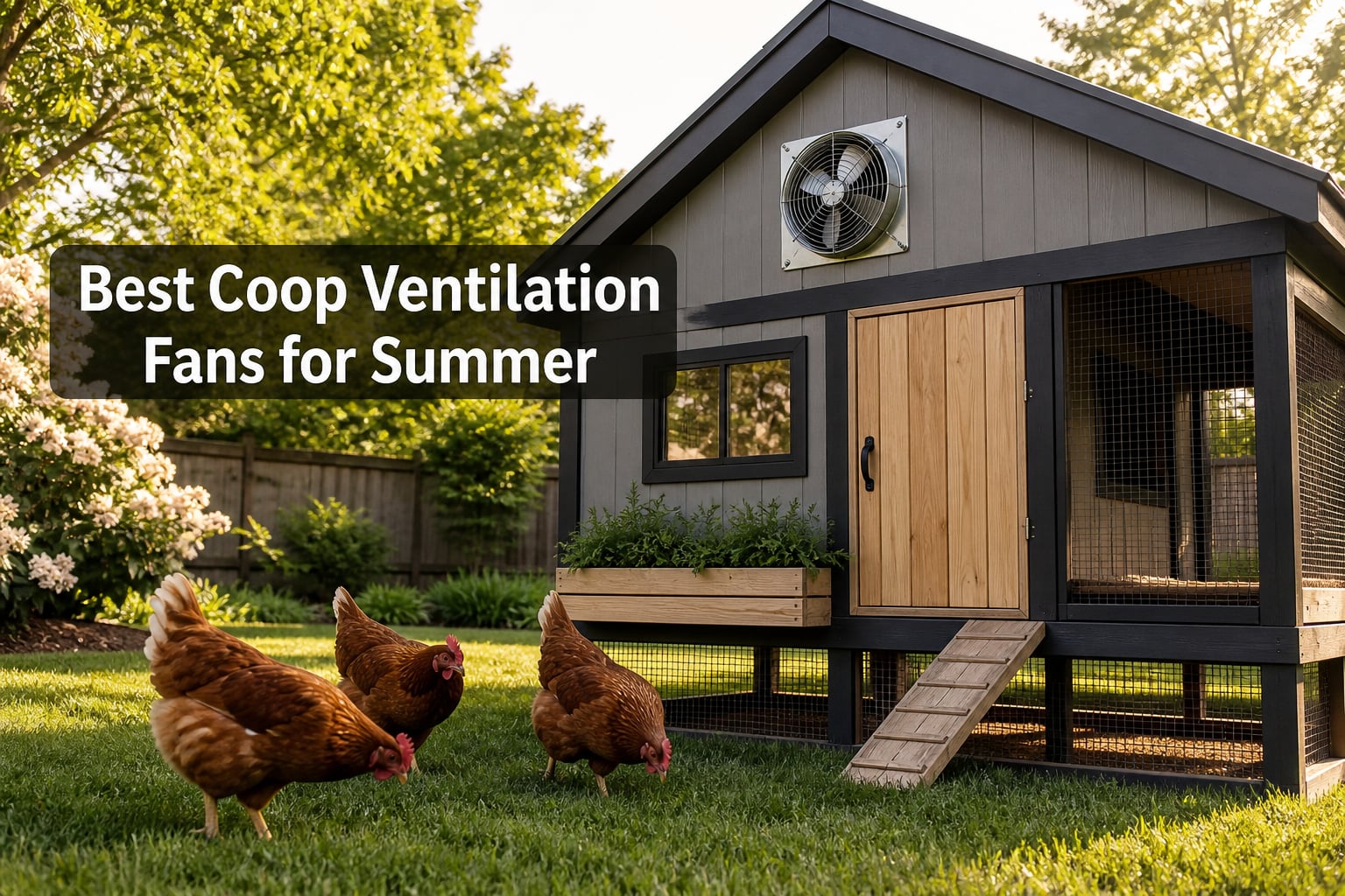 Best Coop Ventilation Fans for Summer