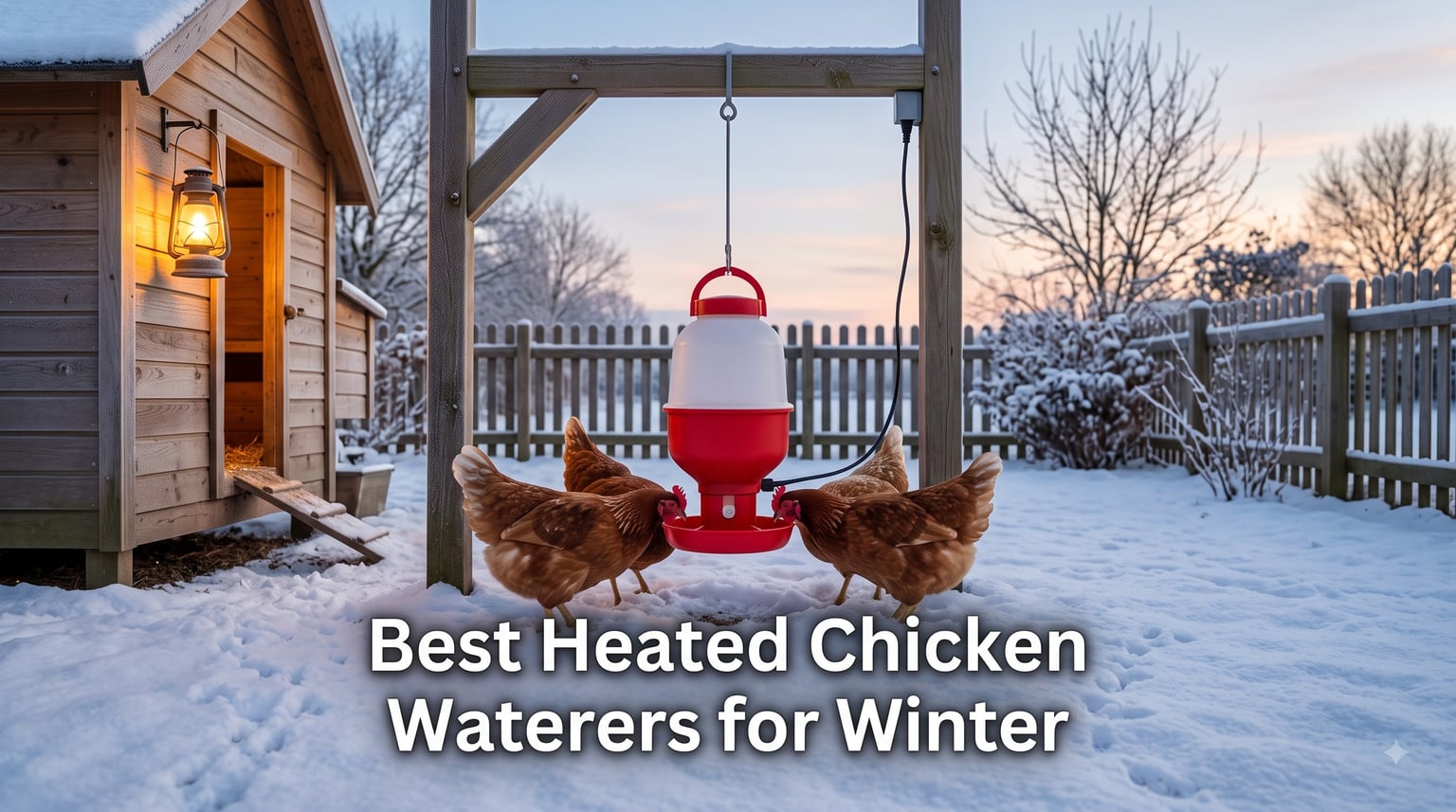 Best Heated Chicken Waterers for Winter
