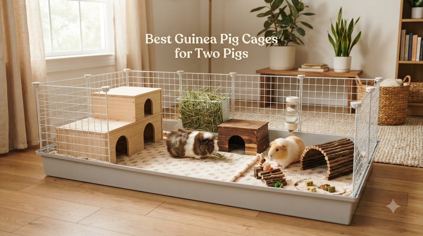 Best Guinea Pig Cages for Two Pigs