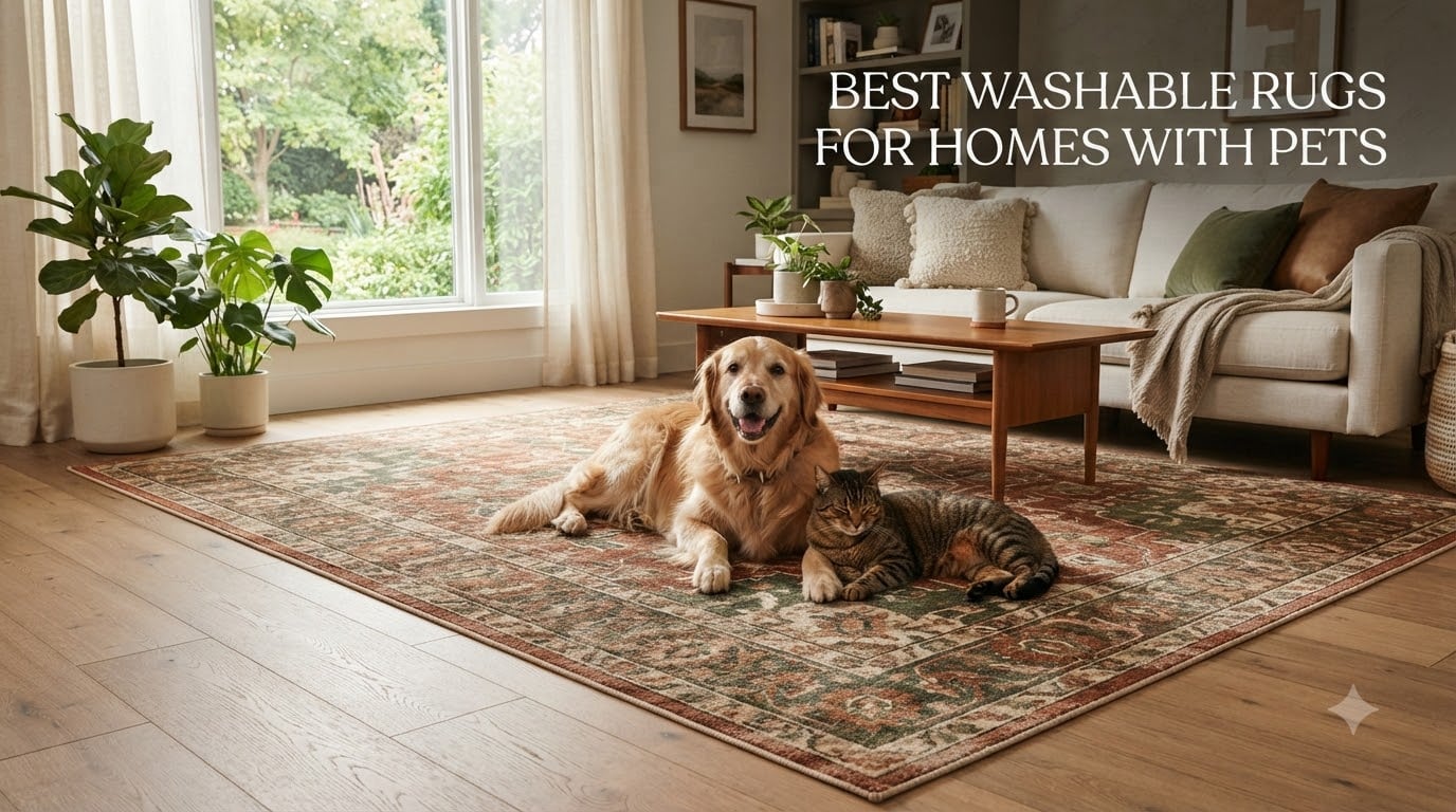 Best Washable Rugs for Homes with Pets