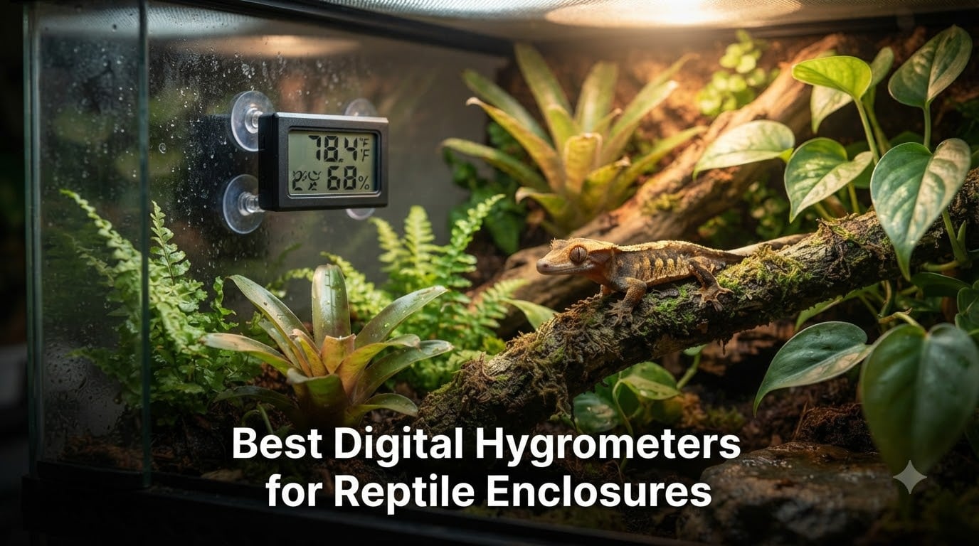 Best Digital Hygrometers for Reptile Enclosures