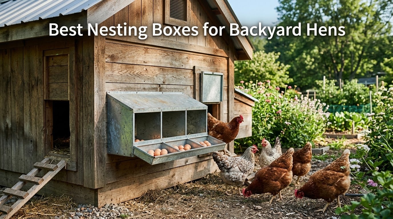 Best Nesting Boxes for Backyard Hens