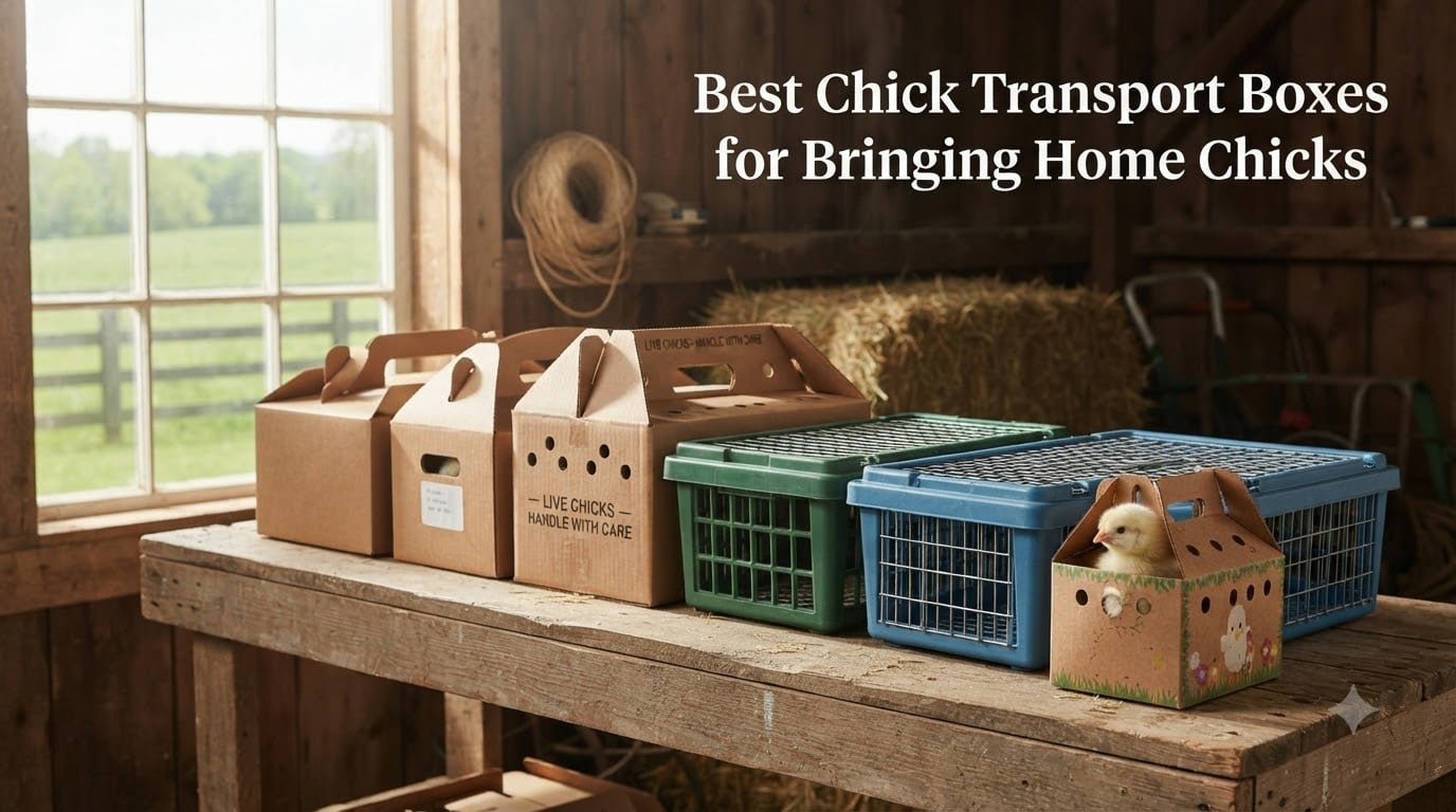 Best Chick Transport Boxes for Bringing Home Chicks