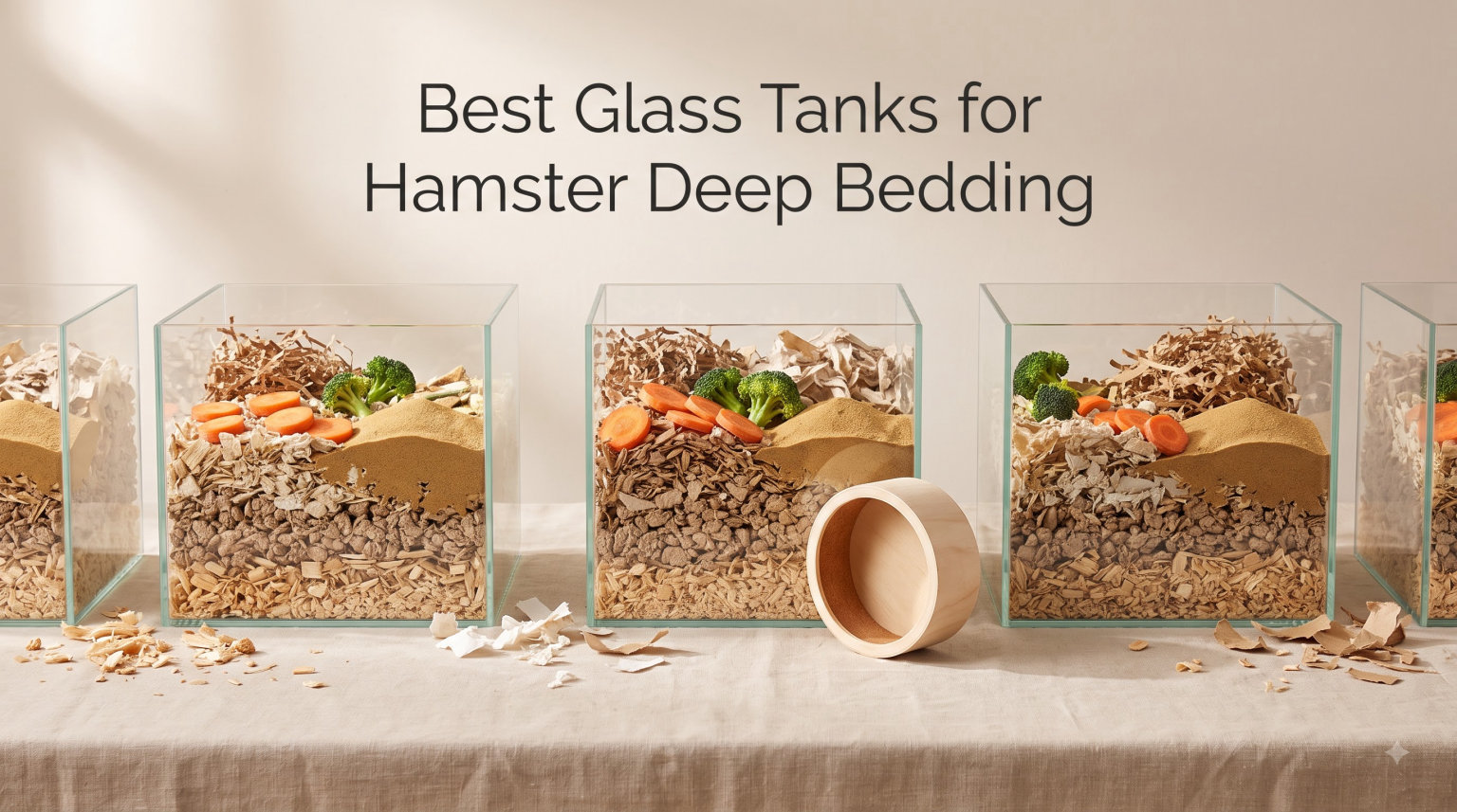 Best Glass Tanks for Hamster Deep Bedding