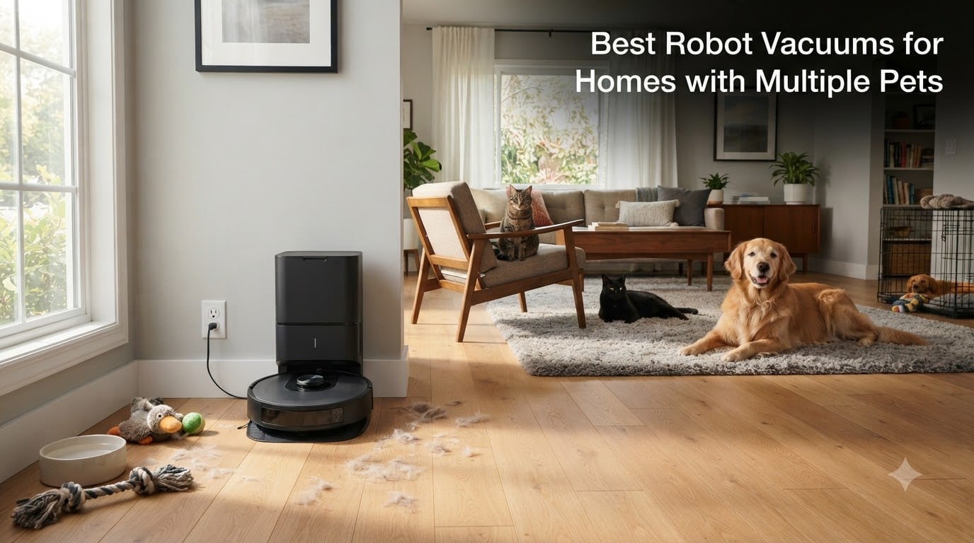 Best Robot Vacuums for Homes with Multiple Pets
