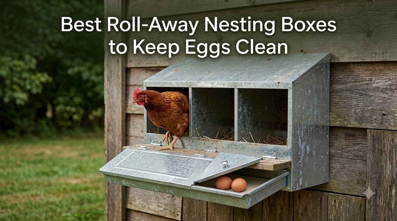 Best Roll-Away Nesting Boxes to Keep Eggs Clean