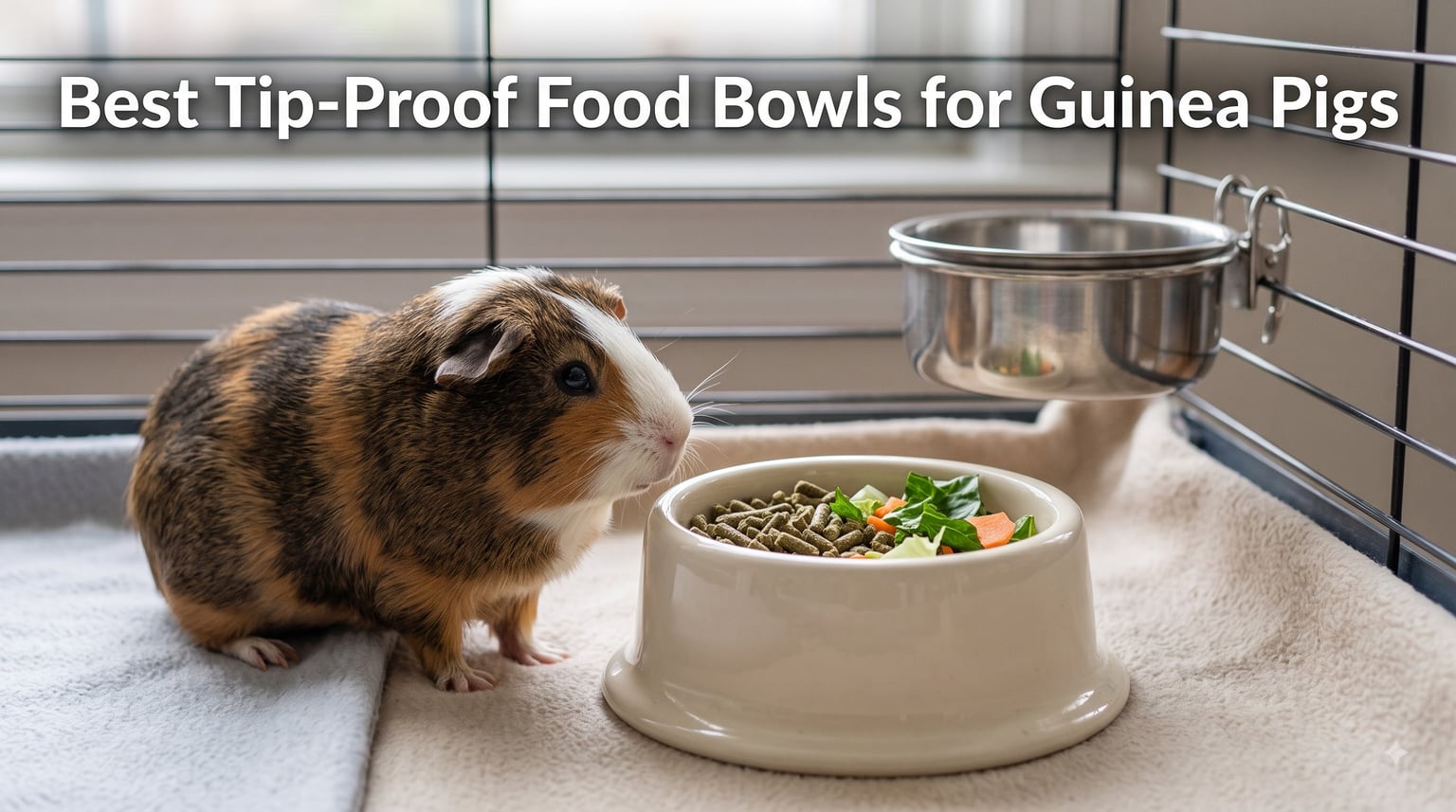 Best Tip-Proof Food Bowls for Guinea Pigs
