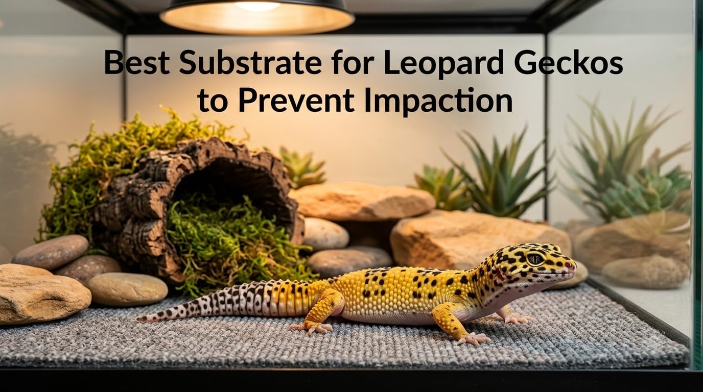 Best Substrate for Leopard Geckos to Prevent Impaction
