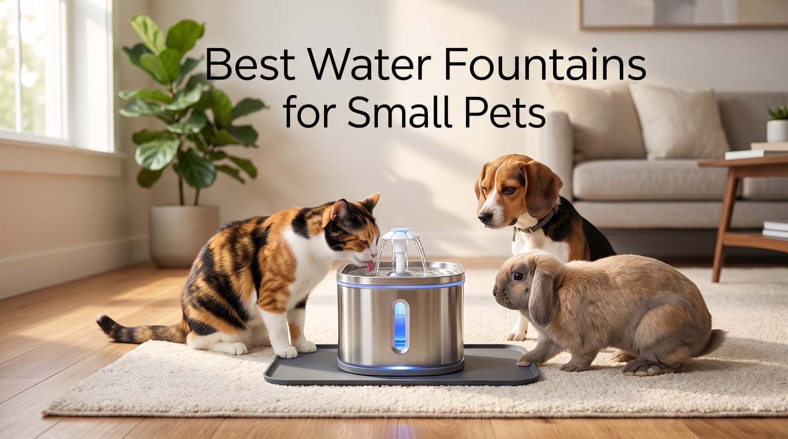 Best Water Fountains for Small Pets