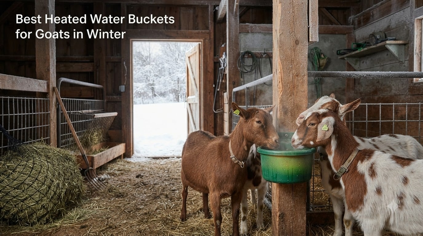 Best Heated Water Buckets for Goats in Winter