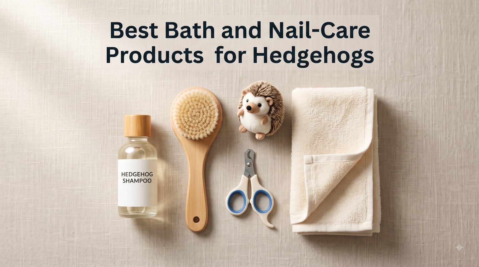 Best Bath and Nail-Care Products for Hedgehogs