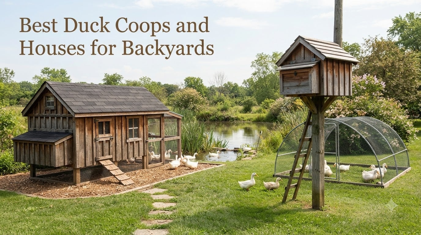 Best Duck Coops and Houses for Backyards