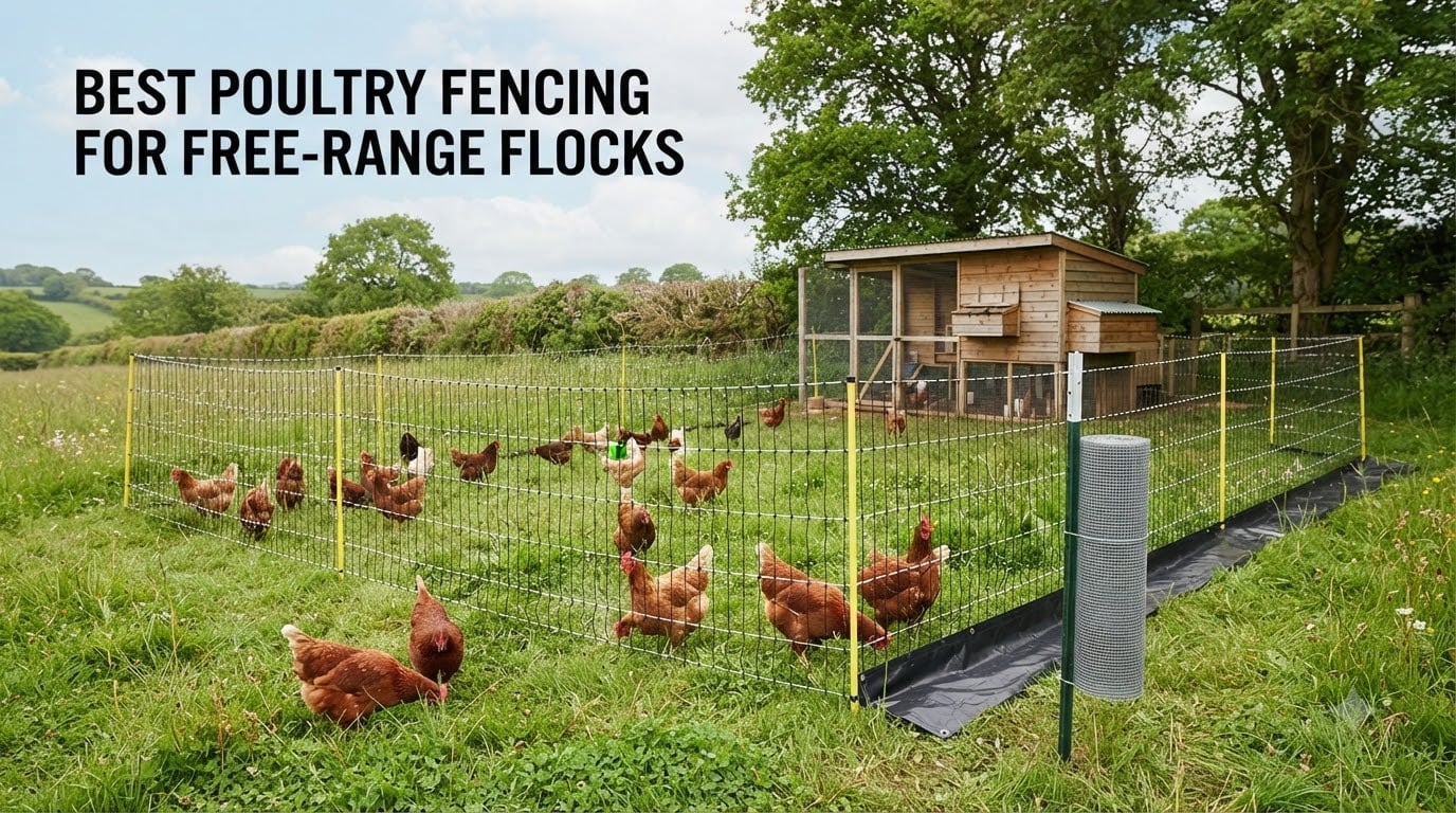 Best Poultry Fencing for Free-Range Flocks