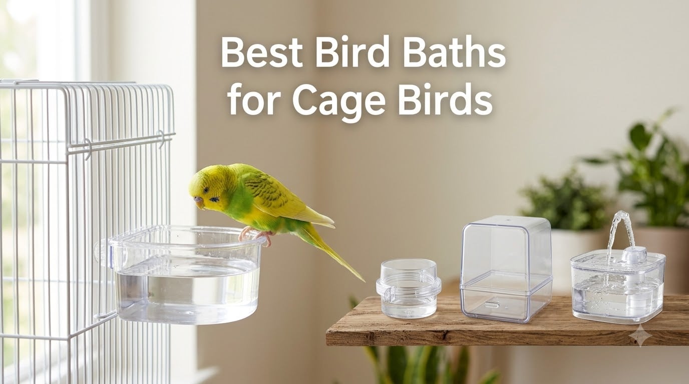 Best Bird Baths for Cage Birds