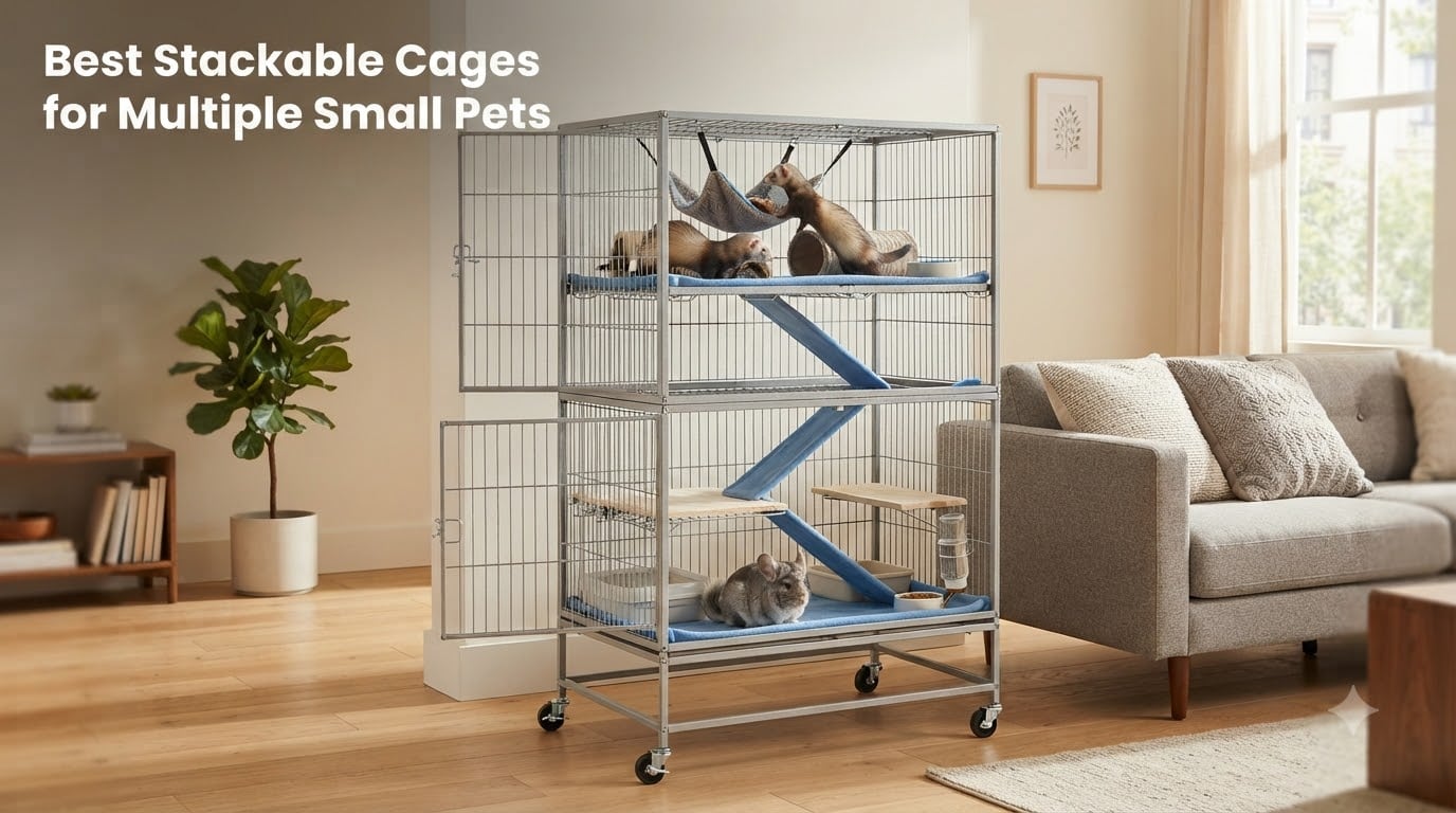 Best Stackable Cages for Multiple Small Pets