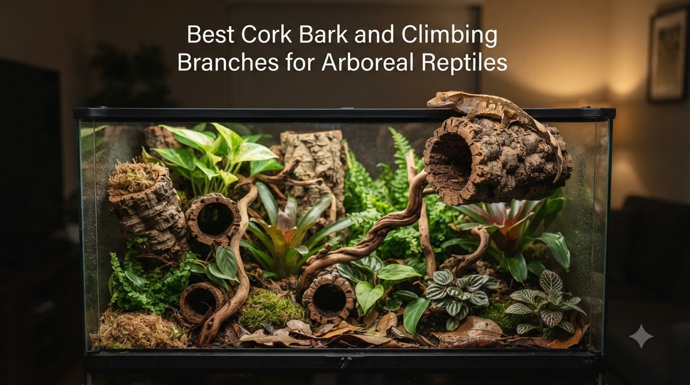 Best Cork Bark and Climbing Branches for Arboreal Reptiles