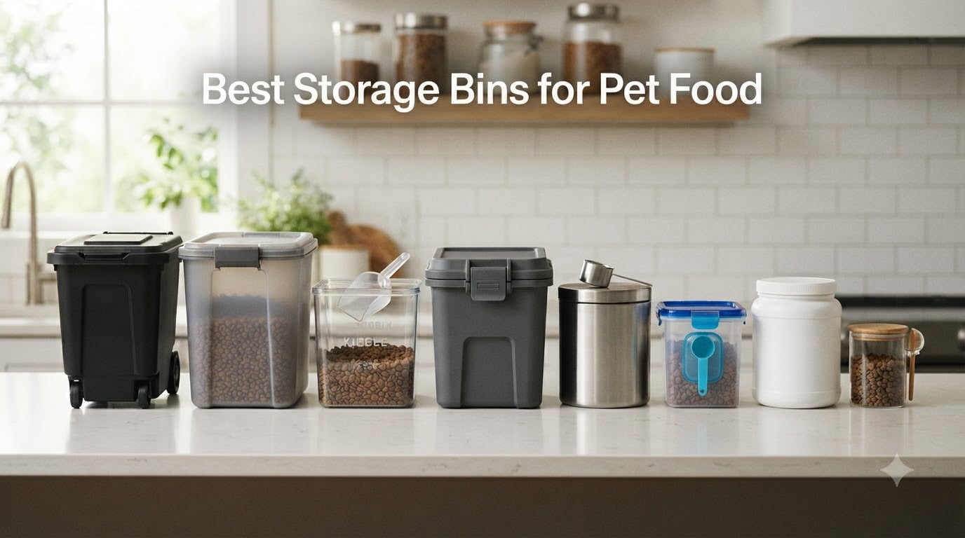 Best Storage Bins for Pet Food